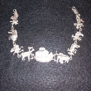 Sterling Silver Noah's Ark Bracelet